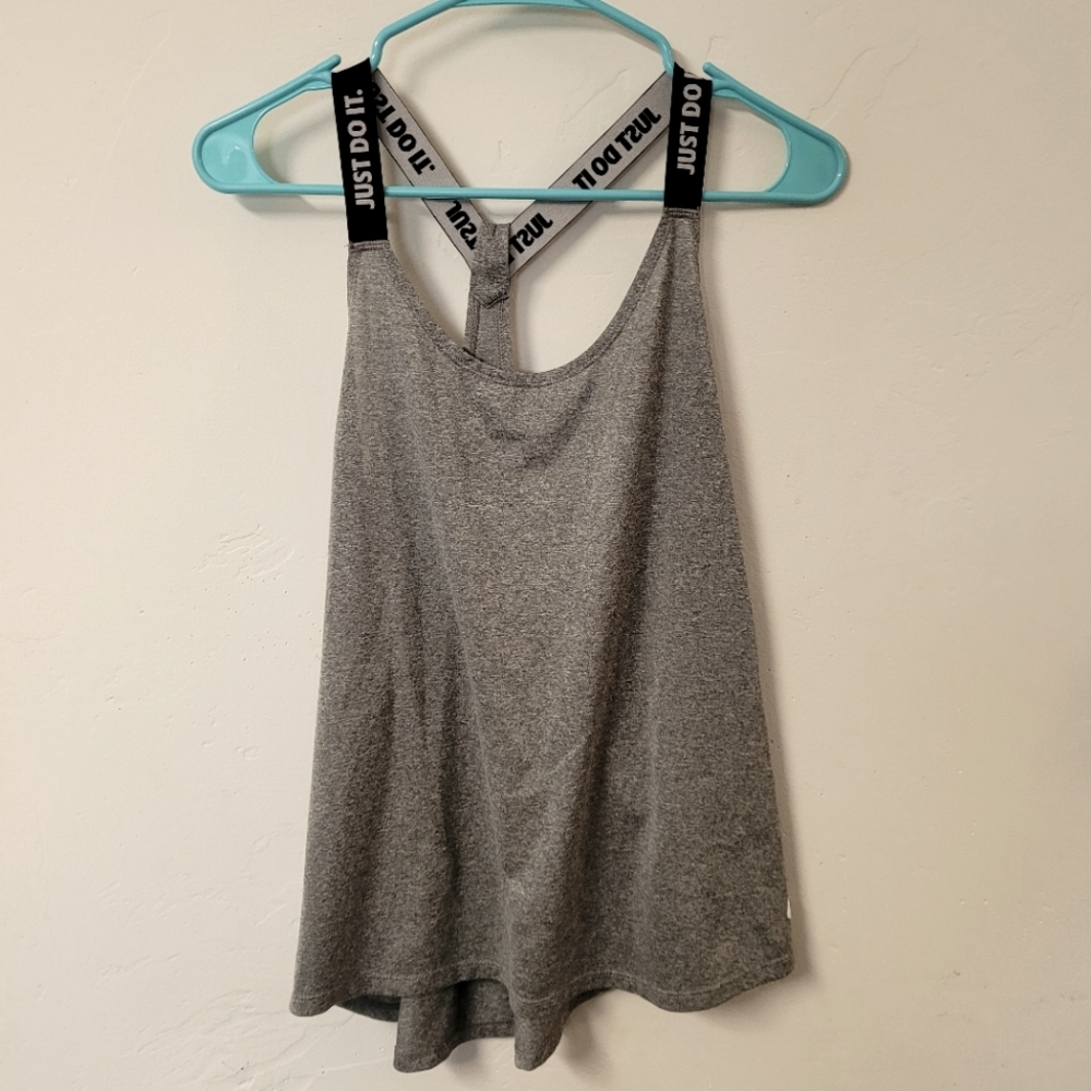 Nike dry fit grey tank top, size large